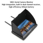 Aerial 7-Inch Dual Handheld Screen 5.8G All-In-One Display Screen LCD5802S/5802D with Built-in DVR